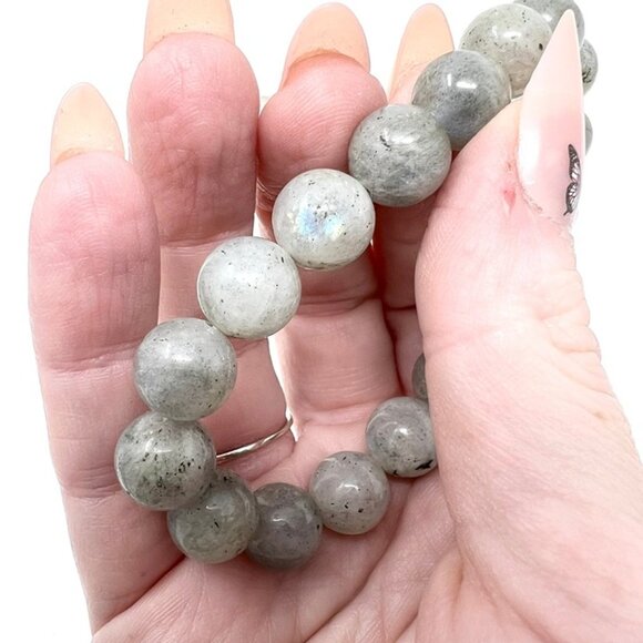 Labradorite Bracelet Jewelry crystal beaded accessories handmade boho fashion - Picture 8 of 10